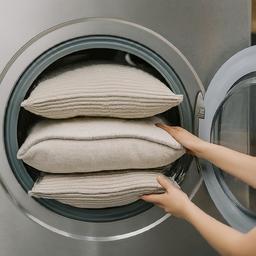 Washing Throw Pillows